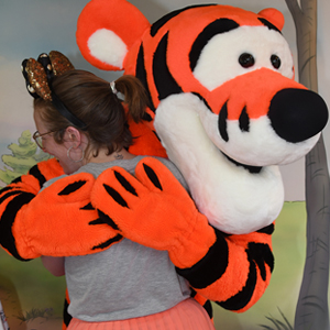 Walt Disney World, Magic Kingdom, Meet and greet, me and Tigger
