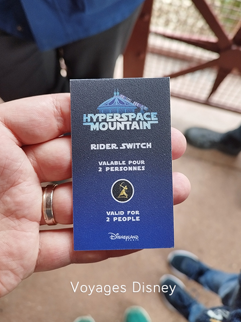 Disneyland Paris, Rider Switch/Baby Switch, Hyperspace Mountain